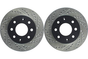 brake disc rotor 1989N1990Ñ~crVVO}i45671j̃tgyASTOPTECHfBXNu[L[^[ Front PAIR Stoptech Disc Brake Rotor for 1989-1990 Mitsubishi Sigma (45671)