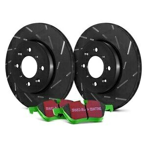 brake disc rotor �t�H�[�h�N���E���r�N�g���A03-11�u���[�L�L�b�gEBC�X�e�[�W2�X�|�[�c�X���b�g�X���b�g�t�����g�u���[�L For Ford Crown Victoria 03-11 Brake Kit EBC Stage 2 Sport Slotted Front Brake�y���s�A���i