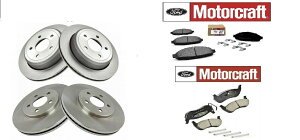 brake disc rotor tgAu[L[^[ƃ[^[NtgtgAu[Lpbh03-2011NEBbN Front & Rear Brake Rotors & Motorcraft Front & Rear Brake Pads 03-2011 Crown Vic