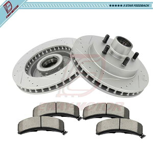 brake disc rotor �V�{���[�G�N�X�v���X�x�O��GMC���[�R���t�����g�Z���~�b�N�u���[�L���[�^�[�ƃp�b�h�̏ꍇ For Chevrolet Express Suburban GMC Yukon Front Ceramic Brake Rotors And Pads