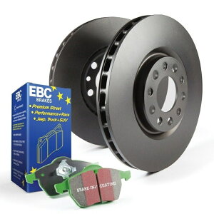brake disc rotor EBC�X�e�[�W11�L�b�gGreenStuff 2000��RK���[�^�[09-11�A�E�f�BA4 2.0�^�[�{�t�����g EBC Stage 11 Kits Greenstuff 2000 & RK Rotors for 09-11 Audi A4 2.0 Turbo Front�y���s�A���i�z