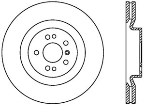brake disc rotor �f�B�X�N�u���[�L���[�^�[�X�|�[�c�N���X�h�����h�t�����g��STOPTECH 128.35091L Disc Brake Rotor-Sport Cross-Drilled Front Left Stoptech 128.35091L�y���s�A���i�z