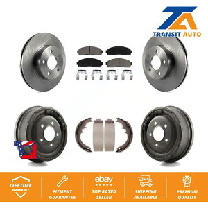 brake disc rotor �t�H�[�h�����W���[�}�c�_B4000�p�̃t�����g���A�f�B�X�N�u���[�L���[�^�[�Z���~�b�N�p�b�h�ƃh�����L�b�g Front Rear Disc Brake Rotor Ceramic Pad And Drum Kit For Ford Ranger Mazda B4000�y���s�A