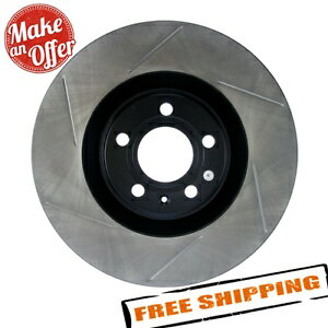 brake disc rotor STOPTECH 126.33087SRX|[cXbgXbg1s[Xtgu[L[^[04-09AEfBS4 StopTech 126.33087SR Sport Slotted 1-Piece Front Brake Rotor for 04-09 Audi S4