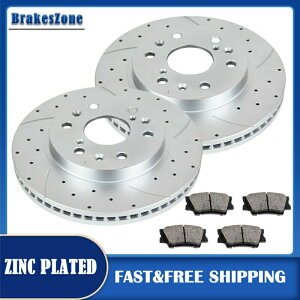 brake disc rotor LfbNGXJ[hV{[Vo[hu[L̂߂330mmtgu[L[^[ƃpbh 330mm Front Brake Rotors and Pads for Cadillac Escalade Chevy Silverado Brakes