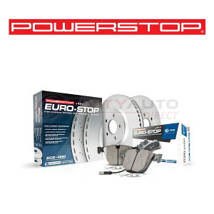 brake disc rotor 2009N2011NAudi A4 Quattro UÃp[Xgbv[XgbvfBXNu[Lpbhƃ[^[ Power Stop EuroStop Disc Brake Pads & Rotor for 2009-2011 Audi A4 Quattro ua