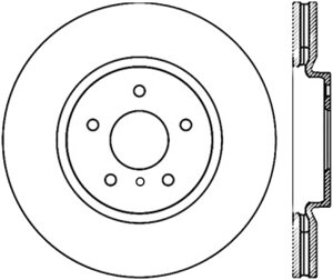 brake disc rotor �f�B�X�N�u���[�L���[�^�[�X�|�[�c�N���C�I���X���b�g�X���b�g�t�����g�X�g�b�v�g�b�v�e�b�N126.42100CSR Disc Brake Rotor-Sport Cryo-Treated Slotted Front Right Stoptech 126.42100CSR�y���s�A���i