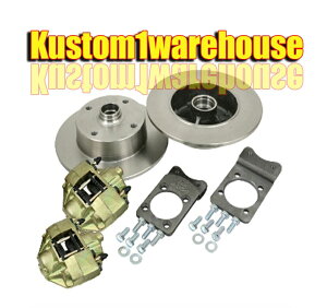 brake disc rotor �X�[�p�[�r�[�g���t�����g�f�B�X�N�u���[�L�ϊ��L�b�g4�̃{���gVW�t�H���N�X���[�Q����130�I�� Bolt on Super Beetle front disc brake conversion kit 4 on 130 for VW Volkswagen�y���s�A���i�z