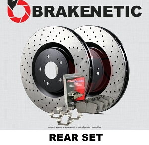 brake disc rotor [���A]�v���~�A���h�����u���[�L���[�^�[+posi�Â��ȃZ���~�b�N�p�b�h[w/akebono] bpk73595 [REAR] PREMIUM DRILLED Brake Rotors+POSI QUIET Ceramic Pads [w/AKEBONO] BPK73595�y���s�A���i�z