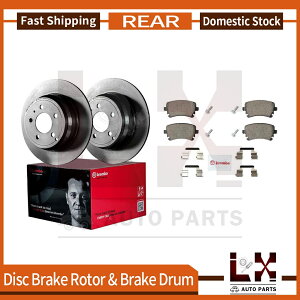 brake disc rotor Au{u[L[^[ƃZ~bNu[Lpbh2006N2008Nɐݒ肳Ă܂A6 Rear Brembo Brake Rotors & Ceramic Brake Pads Set Set For 2006-2008 A6