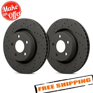 brake disc rotor 2012NW[vOh`FL[p̃z[N^hXbgtgu[L[^[ Hawk Talon Drilled & Slotted Front Brake Rotors for 2012 Jeep Grand Cherokee