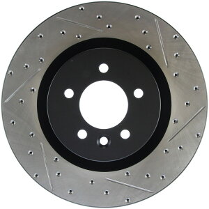 brake disc rotor STOPTECH 127.22011L SELECT SPORT SPORT CROSS-DRILLILD�����SLOTTED DISC BRAKE ROTOR StopTech 127.22011L Select Sport Cross-Drilled And Slotted Disc Brake Rotor�y���s�A���i�z