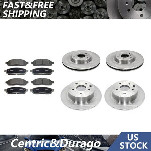 brake disc rotor tgALbgu[L[^[ƃZ~bNu[LpbhyAZbgtBbg2005-2008}LV} Front Rear Kit Brake Rotors & Ceramic Brake Pads Pair Set Fits 2005-2008 Maxima