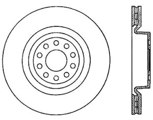 brake disc rotor fBXNu[L[^[X|[cNXhhƃXbgttgEXgbvebN127.33092r Disc Brake Rotor-Sport Cross-Drilled and Slotted Front Right Stoptech 127.33092R
