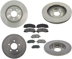 brake disc rotor FRT 323mm 12.72 11-13�C���p���x�@�p�b�P�[�W�p�̃f�B�X�N�u���[�L���[�^�[�Z���~�b�N�p�b�h Frt 323MM 12.72 Disc Brake Rotors Ceramic Pads For 11-13 Impala Police Package�y���s�A���i�z