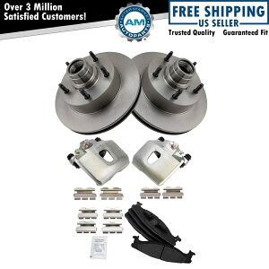 brake disc rotor �t�����g�u���[�L�p�b�h�ƃ��[�^�[��1994-2003�t�H�[�hE-150�ɓK�����܂� Front Brake Pads & Rotors Fits 1994-2003 Ford E-150�y���s�A���i�z