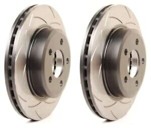 brake disc rotor DBA�t�����g�X���b�g�t���X�g���[�g�u���[�L���[�^�[�y�A2004-2017 Subaru Impreza STI�Ɍ����ăZ�b�g DBA FRONT SLOTTED STREET BRAKE ROTORS PAIR SET FOR 2004-2017 SUBARU IMPREZA STI�y���s�A���i�z