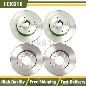 brake disc rotor 1985N1992ÑtHNX[QStp4̃u{u[L[^[tgALbgZbg4 Brembo Brake Rotors Front Rear Kit Set of 4 For 1985-1992 Volkswagen Golf