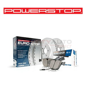 brake disc rotor 2001�N����2005�N��BMW 325XI 2.5L L6 GD�̃p���[�X�g�b�v���[���X�g�b�v�f�B�X�N�u���[�L�p�b�h�ƃ��[�^�[ Power Stop EuroStop Disc Brake Pads & Rotor for 2001-2005 BMW 325xi 2.5L L6 gd�y���s�A���i�z