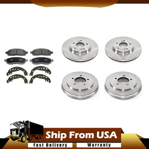 brake disc rotor �L�b�g6x CD���^���b�N�u���[�L�p�b�h�V���[�Y���[�^�[�h�����t�B�b�g�_�b�W�A�x���W���[08 09_WT Kit 6X CD Metallic Brake Pads Shoes Rotors Drums fits Dodge Avenger 08 09_WT�y���s�A���i�z