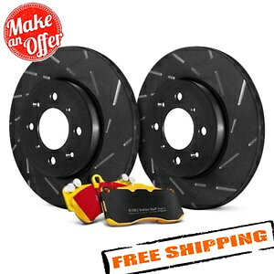 brake disc rotor 05-16�t�H���N�X���[�Q���W�F�b�^�p��EBC�X�e�[�W9�X�[�p�[�X���[�v�X���b�g�t�����g�u���[�L�L�b�g EBC Stage 9 Super Sleeper Slotted Front Brake Kit for 05-16 Volkswagen Jetta�y���s�A���i�z