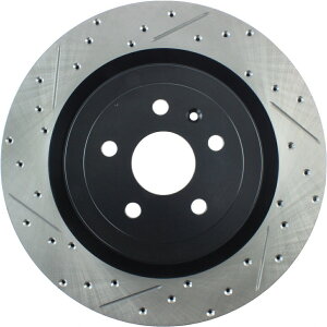 brake disc rotor Cadillac CTS 2009 10 11 12 2019�X�|�[�c�u���[�L���[�^�[�X���b�g���h���� StopTech For Cadillac CTS 2009 10 11 12 2019 Sport Brake Rotor Slotted & Drilled