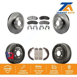 brake disc rotor �t�H�[�h�����W���[�}�c�_B4000�p�̃t�����g���A�f�B�X�N�u���[�L���[�^�[�Z���~�b�N�p�b�h�ƃh�����L�b�g Front Rear Disc Brake Rotor Ceramic Pad And Drum Kit For Ford Ranger Mazda B4000�y���s�A