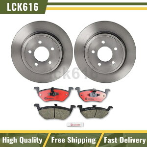 brake disc rotor 2005年から2008年のフォードエスケープのためのリアブレンボブレーキキットセラミックブレーキパッドとローター Rear Brembo Brake Kit Ceramic brake pads and rotors For 2005-2008 Ford Escape