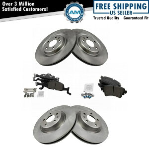brake disc rotor A4 A5 Quattrop̃tgAPOSIZ~bNfBXNu[Lpbhƃ[^[Lbg Front & Rear Posi Ceramic Disc Brake Pads & Rotors Kit for A4 A5 Quattro