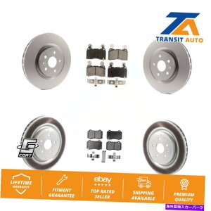brake disc rotor 11-15V{[J}SSp̃tgAR[gu[L[^[Z~^pbhLbg Front Rear Coat Brake Rotors Semi-Metallic Pad Kit For 11-15 Chevrolet Camaro SS