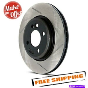brake disc rotor STOPTECH 126.33144CSR�X�|�[�c�X���b�g�X���b�g�t�����g�u���[�L���[�^�[15-18�t�H���N�X���[�Q��GTI StopTech 126.33144CSR Sport Slotted Front Brake Rotor for 15-18 Volkswagen GTI