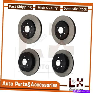 brake disc rotor 4PCS���S���i�f�B�X�N�u���[�L���[�^�[�t�����g���A�t�B�b�g�p�X�t�@�C���_�[���Y2004-2012 4PCS Centric Parts Disc Brake Rotor Front Rear Fits Pathfinder Nissan 2004-2012�y���s�A���i�z