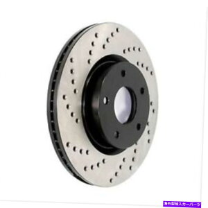 brake disc rotor STOPTECH 128.33124LX|[cNXhtghCo[TChfBXNu[L[^[V StopTech 128.33124L Sport Cross Drilled Front Driver Side Disc Brake Rotor NEW