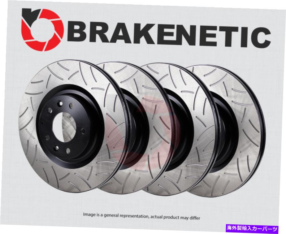 brake disc rotor [フロント+リア] Brakenetic Premium GT Slotted Brake Discortors BPRS89151 [FRONT+REAR] BRAKENETIC PREMIUM GT SLOTTED Brake Disc Rotors BPRS89151