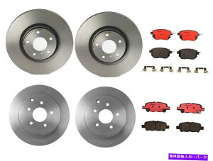 brake disc rotor �u�����{�t�����g���A�t���u���[�L�L�b�g�f�B�X�N���[�^�[�C���t�B�j�e�BFX45 FX35�p�Z���~�b�N�p�b�h Brembo Front Rear Full Brake Kit Disc Rotors Ceramic Pads For Infiniti FX45 FX35�y���s�A���i