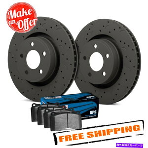 brake disc rotor HAWK TALON HPS DRILLILD��SLOTTED FRONT BRAKE KIT 06-15 TOYOTA RAV4 Hawk Talon HPS Drilled & Slotted Front Brake Kit for 06-15 Toyota RAV4