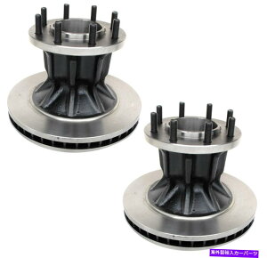 brake disc rotor �V�{���[GMC C3500 DRW�p��2�̃t�����g�f�B�X�N�u���[�L���[�^�[�ƃn�uACDELCO�̐V�����y�A�Z�b�g NEW Pair Set of 2 Front Disc Brake Rotors & Hubs ACDelco For Chevy GMC C3500 DRW�y���s�A���i�z