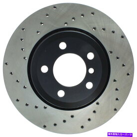 brake disc rotor STOPTECH 128.34086Rスポーツクロスドリルドディスクブレーキローター StopTech 128.34086R Sport Cross-Drilled Disc Brake Rotor