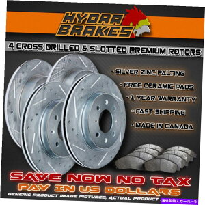 brake disc rotor �t�B�b�g2009 2010 2011�_�b�W�`�������W���[V6�h�����X���b�g�u���[�L���[�^�[�Z���~�b�NSLV FITS 2009 2010 2011 DODGE Challenger V6 Drill Slot Brake Rotors CERAMIC SLV�y���s�A���i�z