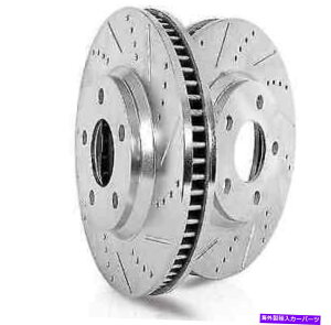 brake disc rotor �p���[�X�g�b�vAR85141XPR�h�����h���X���b�g�t�����g���[�^�[�Z�b�g�G�N�X�v���[���[/�g�[���X�p Power Stop AR85141XPR Drilled & Slotted Front Rotor Set for Explorer/Taurus�y���s�A���i�z