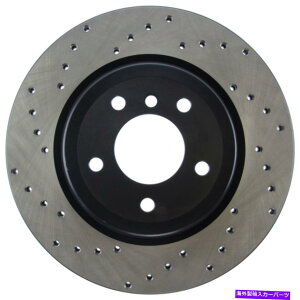 brake disc rotor アウディQ3 2015-2020ブレーキロータークロスドリルドライカーの前面のためのストップテック StopTech For Audi Q3 2015-2020 Brake Rotor Cross Drilled Passenger Side Front