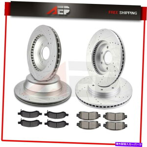 brake disc rotor V{[gCuCU[ptgAu[LfBXN[^[ƃZ~bNpbhhp For Chevrolet Trailblazer Front Rear Brake Disc Rotors And Ceramic Pads Drill