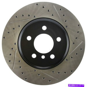 brake disc rotor STOPTECH 127.34124L SELECT SPORT SPORT Cross-drilled and Slotted Disc Brake Rotor StopTech 127.34124L Select Sport Cross-Drilled And Slotted Disc Brake Rotor