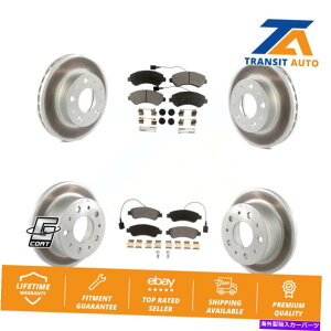 brake disc rotor v}X^[p̃tgR[eBOu[L[^[ƃZ~bNpbhLbg1500 2500 3500 Front Rear Coated Brake Rotor & Ceramic Pad Kit For Ram ProMaster 1500 2500 3500