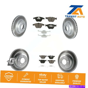 brake disc rotor BMW 335i Xdrivep̃tgAR[eBOfBXNu[L[^[ƃZ~bNpbhLbg Front Rear Coated Disc Brake Rotors And Ceramic Pads Kit For BMW 335i xDrive