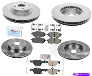 brake disc rotor �R�[�e�B���O���ꂽ�f�B�X�N�u���[�L���[�^�[�p�b�h�n�[�h�E�F�A�t�B�b�g2015-2019�X�o�����K�V�[2.5L Coated Disc Brake Rotors Pads Hardware Fits 2015-2019 Subaru Legacy 2.5L�y���s�A���i�z