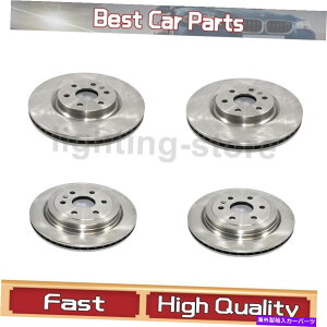 brake disc rotor �t�����g���A�f�B�X�N�u���[�L���[�^�[�f�����S�t�B�b�g�L���f���b�N2010-2016 4 PCS Front Rear Disc Brake Rotor DuraGo Fit Cadillac 2010-2016 4 pcs�y���s�A���i�z