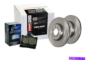 brake disc rotor Centric 905.40015�t�����g����у��A�f�B�X�N�u���[�L�A�b�v�O���[�h�L�b�g�B�z���_�p�C���b�g�̂��߂� Centric 905.40015 Front And Rear Disc Brake Upgrade Kit; For Honda Pilot New�y���s�A���i�z