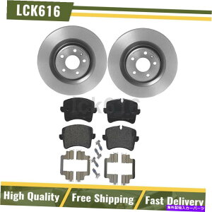 brake disc rotor 2014N2017ÑAEfBA6̃Au{u[LLbgu[Lpbhƃ[^[ Rear Brembo Brake Kit brake pads and rotors For 2014-2017 Audi A6