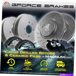 brake disc rotor f 1988-1991V{[C1500 RWDWV[Ṽh[^[pbhRhV[Y F Drilled Rotor Pad & R Drum Shoe for 1988-1991 Chevy C1500 RWD Standard Chassis